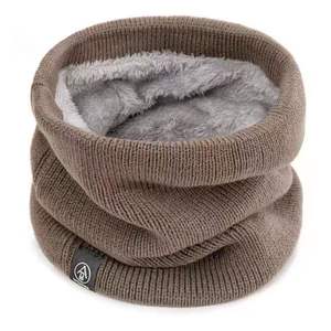 Chauffe-cou d'hiver en coton <span class=keywords><strong>tricot</strong></span>é pour garçons filles enfants bébés-<span class=keywords><strong>Snood</strong></span> avec col épais pour les jours de neige froide - Product Image 5