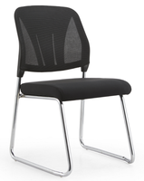 Chaise empilable moderne en métal et plastique avec tissu résistant pour restaurant, salle de sport, atelier, chambre, hôpital
