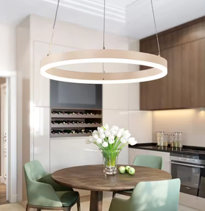 Zeal Lighting lujo botánico cúpula anillo colgante luces oro moderno burbuja de vidrio para el hogar - Product Image 6