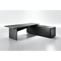 Bureau de direction modulaire moderne OEM avec prise de courant magnétique pour mobilier de bureau de PDG/Directeur