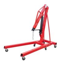 Grue de levage hydraulique mobile et pliable de 2 tonnes (2000 kg) pour moteur de voiture, neuve, en métal, avec élingue à chaîne – Fabriquée en Chine