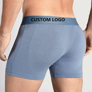 PATON personalizado de alta calidad More <span class=keywords><strong>Bum</strong></span> instantáneamente 93% algodón Premium 7% elastano acolchado extraíble hombres ropa interior <span class=keywords><strong>Boxer</strong></span> Trunk - Product Image 1