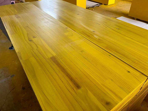 Panneau de coffrage en contreplaqué jaune 3 plis, résistant à l'eau, 21 mm/27 mm, résistance accrue des bords, empêche les éclats et les fissures - Product Image 4