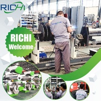 RICHI Nouvelle conception 6-12 t/h paille tige herbe balle granulés faisant la machine avec ce certifié