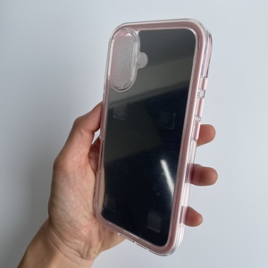 Custodia per telefono a specchio per <span class=keywords><strong>iPhone</strong></span> 17 <span class=keywords><strong>Cover</strong></span> Mobile <span class=keywords><strong>11</strong></span> Pro Max 16 15 13 Custom bianco carino Design con stampa Uv tipo Make up rosa - Product Image 6