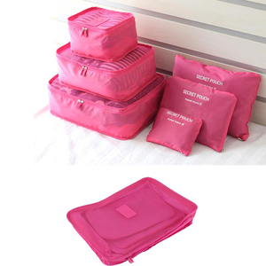 De <span class=keywords><strong>China</strong></span>, venta al <span class=keywords><strong>por</strong></span> mayor ropa de viaje organizador Bolsa 6 unids conjunto de almacenamiento de bolsa de malla colorido bolso - Product Image 6