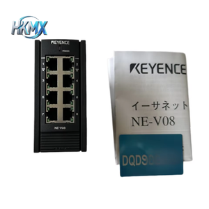 Genuine KEYENCE NE-V08 8 Port Industrial <b>Ethernet</b> <b>Switch</b> 10/100BASE-TX DIN Rail Mount With One Year Warranty - Product Image 1