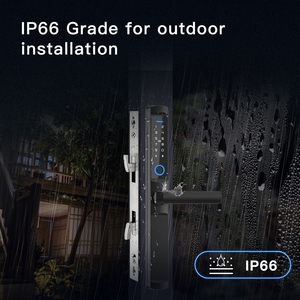 Moes wifi thông minh hẹp bên dấu vân tay mã hóa khóa cửa điều khiển từ xa không thấm nước ngắn xử lý cho mỏng mỏng Khung kính trượt - Product Image 5