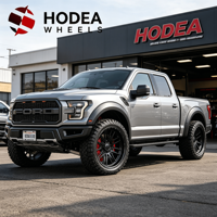 Jantes forgées chromées HODEA Deep Dish, lot de 4, compatibles Dodge Challenger Charger, lèvre polie, écrous antivol, support OEM/ODM