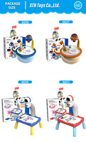 Planche à dessin intelligente éducative enfants dessin projecteur Table à dessin jouet Projection peinture Machine jouets