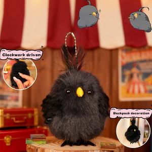 Saat Mekanizmalı Oyuncak Şeftali Papağanı İnteraktif Oyuncak Karga Kuş Toptan Satış - Product Image 4