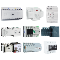 Commutateur de Transfert Automatique de Double Alimentation Triphasé MUTAI 100A 600A 1600A 2500A 3200A, ATS Électrique 3 ou 4 Pôles pour Générateur