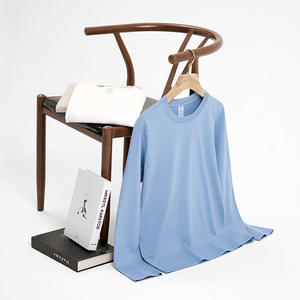 <span class=keywords><strong>T</strong></span>-<span class=keywords><strong>shirt</strong></span> à manches longues pour hommes 230gsm personnalisé <span class=keywords><strong>t</strong></span>-<span class=keywords><strong>shirt</strong></span> à manches longues pour hommes en gros mode 100% coton tendance doux décontracté chemises pour hommes - Product Image 4