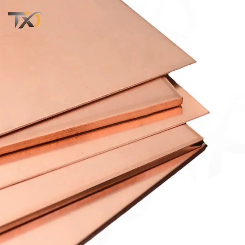銅カソード99.999% astm c10100 c11000 4mm厚真鍮銅板装飾用ゴールドカラー