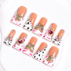 <span class=keywords><strong>Uñas</strong></span> Acrílicas de Gel de Cobertura Total, Diseño Ultra-lujoso, Marca Privada, <span class=keywords><strong>Uñas</strong></span> Artificiales de Larga Duración - Product Image 1