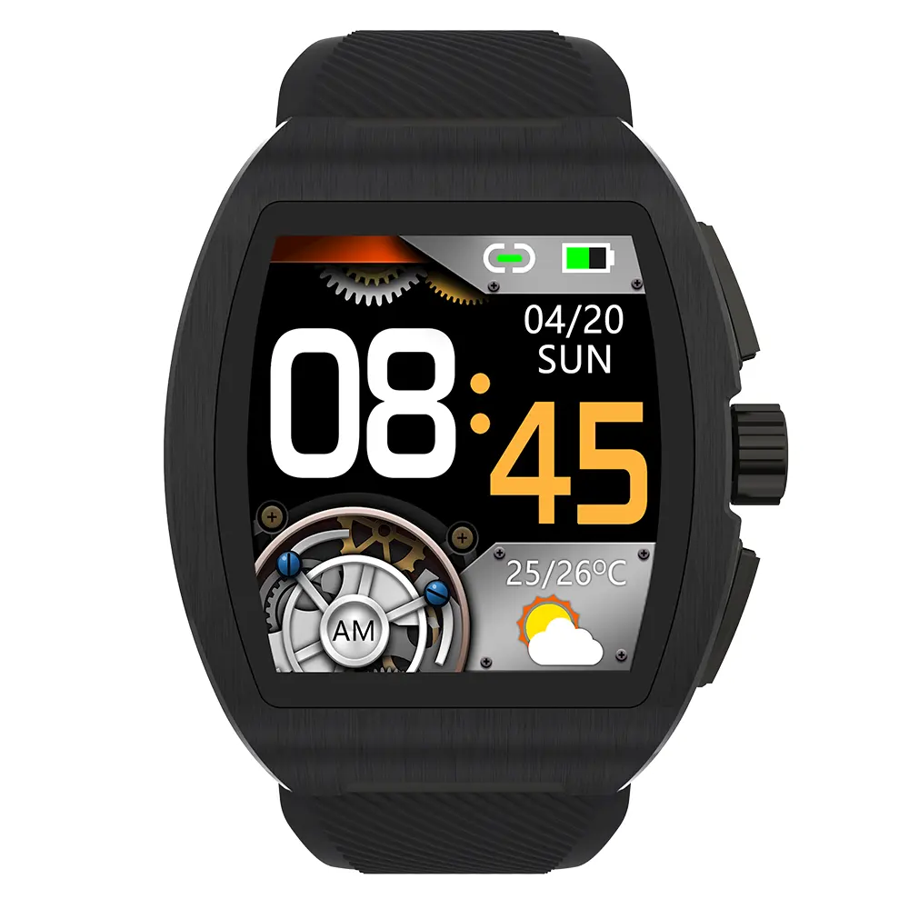 क्लासिक शैली smartwatch C1 1.4 इंच पूर्ण टच स्क्रीन घड़ियों संगीत IP68 निविड़ अंधकार reloj lntelligent लक्जरी स्मार्ट घड़ी