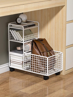 Organisateur de bureau à deux niveaux en métal maillé et peu encombrant, plateau de rangement debout, bureau à domicile, école, salon, document durable