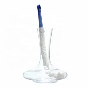 Brosse de nettoyage créative Long cou pliable mousse pointe gobelet verre carafe verres à pied tasse brosse de lavage pour vin rouge tasse verres - Product Image 1