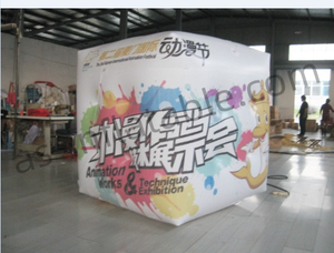 Cube gonflable personnalisé à l'hélium suspendu utilisé pour la promotion et la publicité et la décoration - Product Image 5