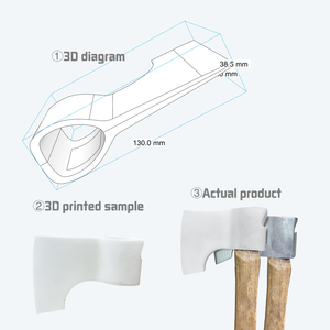 Tùy chỉnh cắm trại ngoài trời củi chặt rìu đầu kinh nghiệm phong phú OEM tách rìu xử lý đầu với vỏ bọc da - Product Image 2
