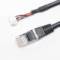 Câble RJ45 8P8C mâle vers JST Pitch 1.5mm 10Pin personnalisé en usine