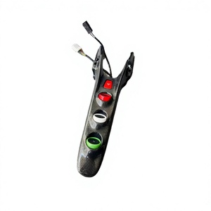 Pour Ferrari F8, version drapeau italien, commande centrale en fibre de carbone ; Bouton de commande centrale, interrupteur tricolore OE 878158 89949 - Product Image 4