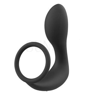 Caja personalizada gratis-Consolador Anal de silicona negra Butt Plug con cola doblada Juego de disfraces para adultos Sm Juguete sexual Hombres <span class=keywords><strong>Gay</strong></span> Ano Masturbación - Product Image 2