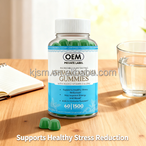 Suplemen Permen Jeli Pektin Vegetarian dari Produsen Peralatan Asli dengan Zinc dan Vitamin D untuk Meningkatkan Suasana Hati - Product Image 3