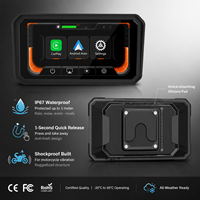 Soporte para Teléfono de Motocicleta Bestsonic, Alternativa al Sistema de Navegación Apple CarPlay de 6.25'' IP67 para Motocicleta con Soporte Magnético