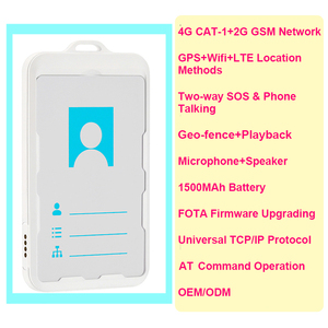 Traceur GPS <span class=keywords><strong>4G</strong></span> en temps réel G56 APP pour étudiants, enfants, personnes âgées, travailleurs isolés, personnes handicapées, avec batterie 1500 mAh et bouton SOS anti-panique - Product Image 2