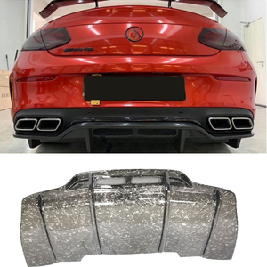 Diffuseur arrière en fibre de carbone forgée style PSM pour Mercedes Benz Classe <span class=keywords><strong>C</strong></span> W205 C63 C43 pour W <span class=keywords><strong>4</strong></span> portes 2015-2021 - Product Image 1