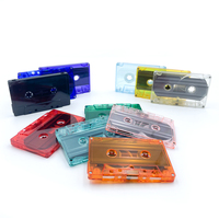 Bande d'emballage de Cassette transparente vierge colorée personnalisée