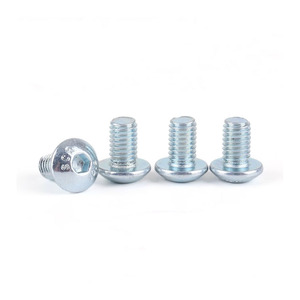 Vis sans tête M3 M5 Allen tête sphérique forme <span class=keywords><strong>Gurb</strong></span> vis en gros bleu blanc zingué vis à tête hexagonale - Product Image 1