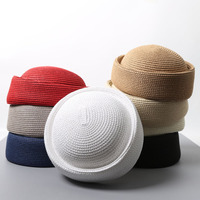 Chapeau en papier style Pillbox, Béret d'été, Chapeaux de soleil, Style rétro japonais, Fedora, Chapeau de cérémonie, Chapeau de mode, Fascinator, Designer, Décontracté
