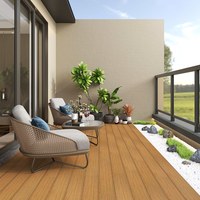 Planches de terrasse antidérapantes en composite bois-plastique pour jardin et piscine, prix de gros usine, terrasse sans joint en WPC