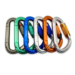 Gancho de <span class=keywords><strong>escalada</strong></span> tipo pera anodizado 25KN personalizado aleación de aluminio 7075 mosquetón de <span class=keywords><strong>escalada</strong></span> al aire libre mosquetón de aluminio - Product Image 2