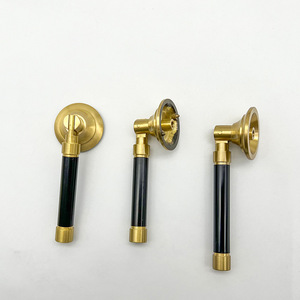 Brass Cabinet Handles Bar Shape Chinese Style Durable Furniture Hardware for Cabinet Doors Drawer Wardrobe - Product Image 2