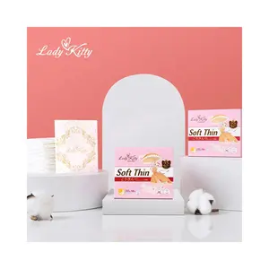 Lady Kitty Vrouwen Maandverband Ondergoed Ultra Dunne Mooie Verpakking Maandverband Met Ce Certificaat