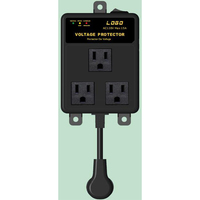 Régulateur de tension électronique automatique monophasé AC Konstar KAB15A-3F-15R-UCA 15A 50/60Hz avec LED de protection contre les surcharges et les sous-tensions