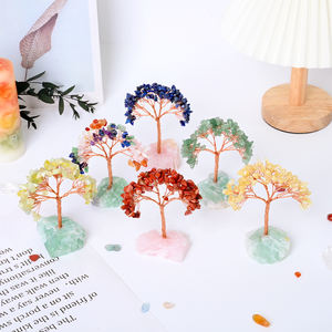 Arbre à Argent en Cristal Naturel de Haute Qualité pour la Décoration, Arbre Porte-Bonheur en <span class=keywords><strong>Pierre</strong></span> de Guérison, Vente en Gros - Product Image 5