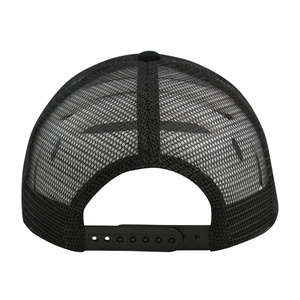 Casquette Trucker Veracap HN0001 en Maille Intégrale Marron Jaune Mousse Noire, Ajustable, pour le Cyclisme et le Golf, Protection Solaire, Modèle Designer, Vente en Gros - Product Image 5