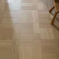 Parquet sur mesure à prix de gros, parquet de luxe en chêne avec incrustation de marbre, parquet contrecollé Tianzi