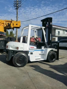 Japan <strong>Used</strong> <strong>Forklifts</strong> Japanese <strong>TCM</strong> 7 <strong>Tons</strong> Second-hand <strong>TCM</strong> 70 Diesel <strong>Forklift</strong> <strong>TCM</strong> <strong>FD70</strong> <strong>Forklift</strong> For Sale - Product Image 2