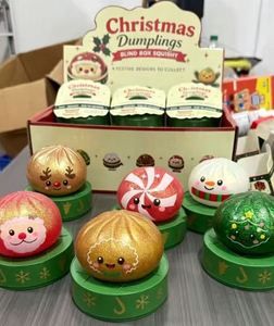 Juguete Blandito de Navidad al por Mayor, Juguete Antiestrés de TPR de Rebote Lento, Caja <span class=keywords><strong>Sorpresa</strong></span> Ciega, Set de Regalo DIY para Aliviar el Estrés - Product Image 3