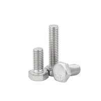 Vis à tête hexagonale et écrou en acier inoxydable 18-8 robustes, avec rondelle plate à ressort, conformes aux normes ASTM A193, A914 B8, B8M, B8T, ASTM A453 GR660, A286, M20, M16