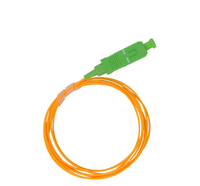 Cable de Fibra Óptica SC/LC/MPO/UPC/PC/APC Amarillo Naranja de 0.9mm de Diámetro, Longitud de 1 Metro, OM1 OM3 OM4 OM5 FTTH