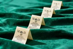 Etiquetas de algodón impresas de 30x70 mm, etiquetas con diseño de logotipo más vendidas, etiquetas impresas para prendas, etiquetas impresas para ropa. - Product Image 2