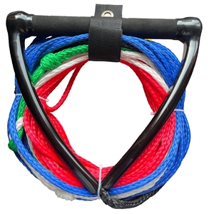 Cordon de remorquage tressé en PE avec poignée – Conçu pour le ski nautique, le <span class=keywords><strong>surf</strong></span> et le wakeboard - Product Image 1