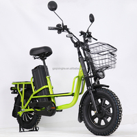 Grande batterie Monster mise à niveau V3 Plus V8 Pro vélo électrique 16 pouces 60V 21Ah 30Ah 40Ah vélo électrique Cargo Food Delivery E Bike