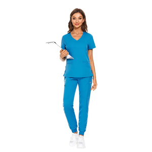 Dental <strong>Clinic</strong> Nursing <strong>Uniform</strong> Sets Short Sleeve Medical Scrubs <strong>Uniforms</strong> Women and Men Surgical Hospital <strong>Uniforms</strong> - Product Image 4